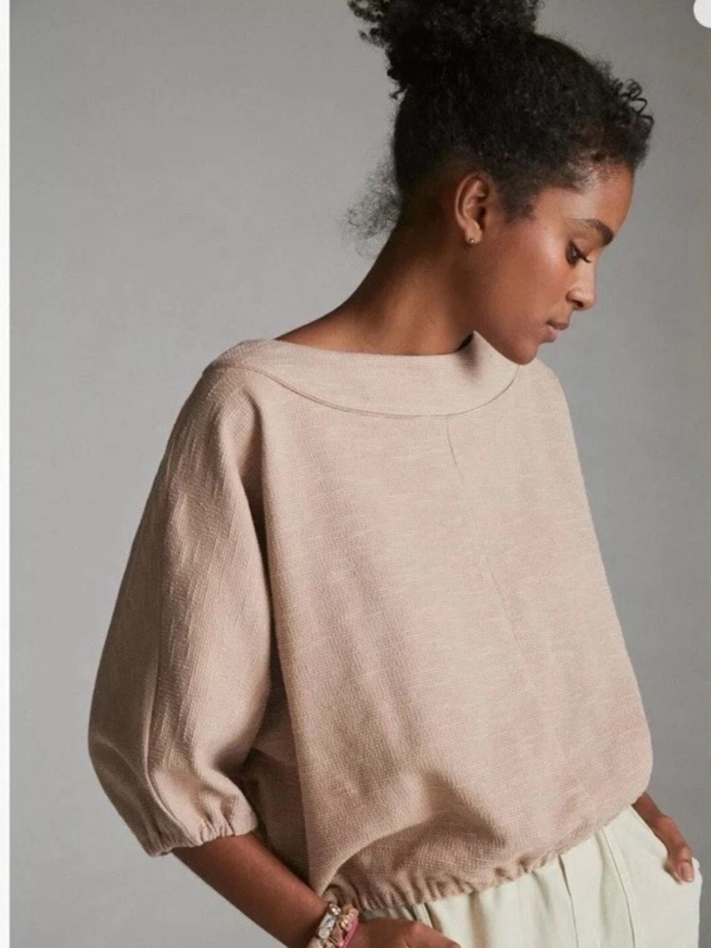 Anthropologie Samia textured top